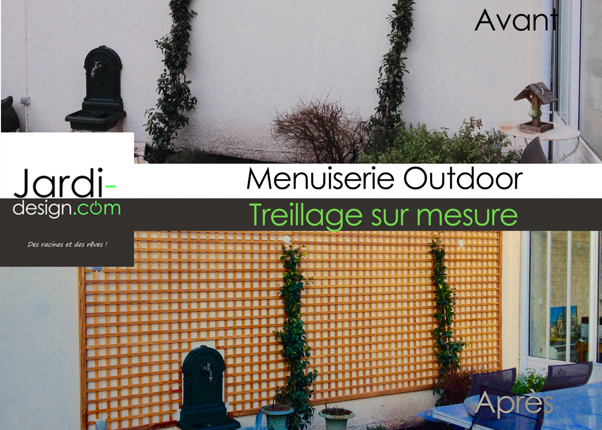 Treillage sur Mesure en iroko